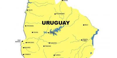 Карта на река Уругвай 